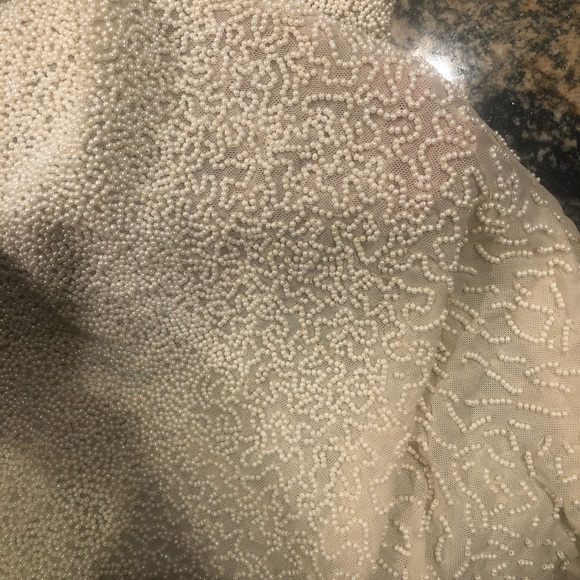 Embellished Pearl Bodysuit beaded ombre effect - Picture 6 of 6